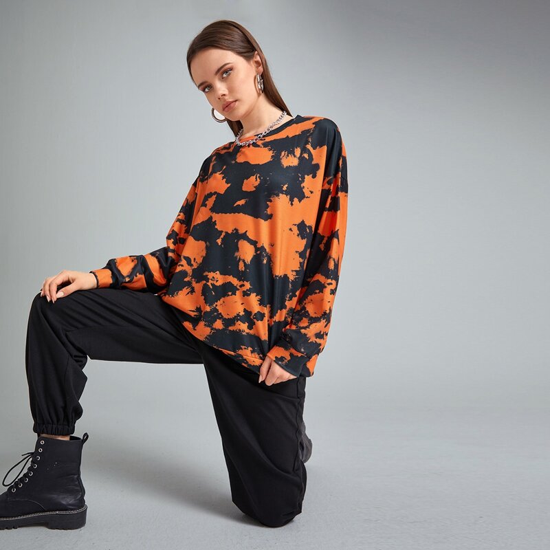 

Tie Dye Oversized Sweatshirt, Multicolor