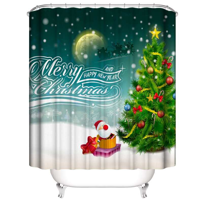 

Christmas Pattern Shower Curtain, Multicolor