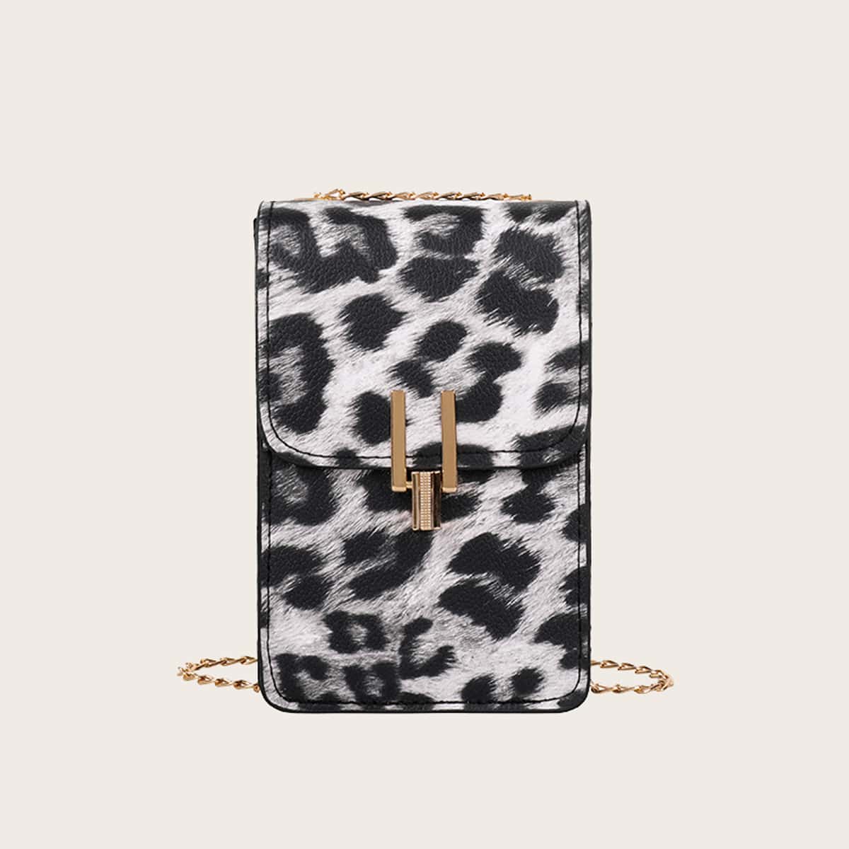 

Leopard Crossbody Phone Bag, Multicolor