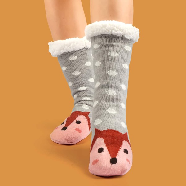 

Cartoon Graphic Socks, Multicolor