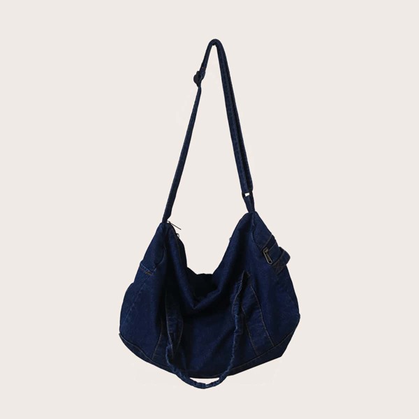 

Men Large Capacity Crossbody Bag, Blue