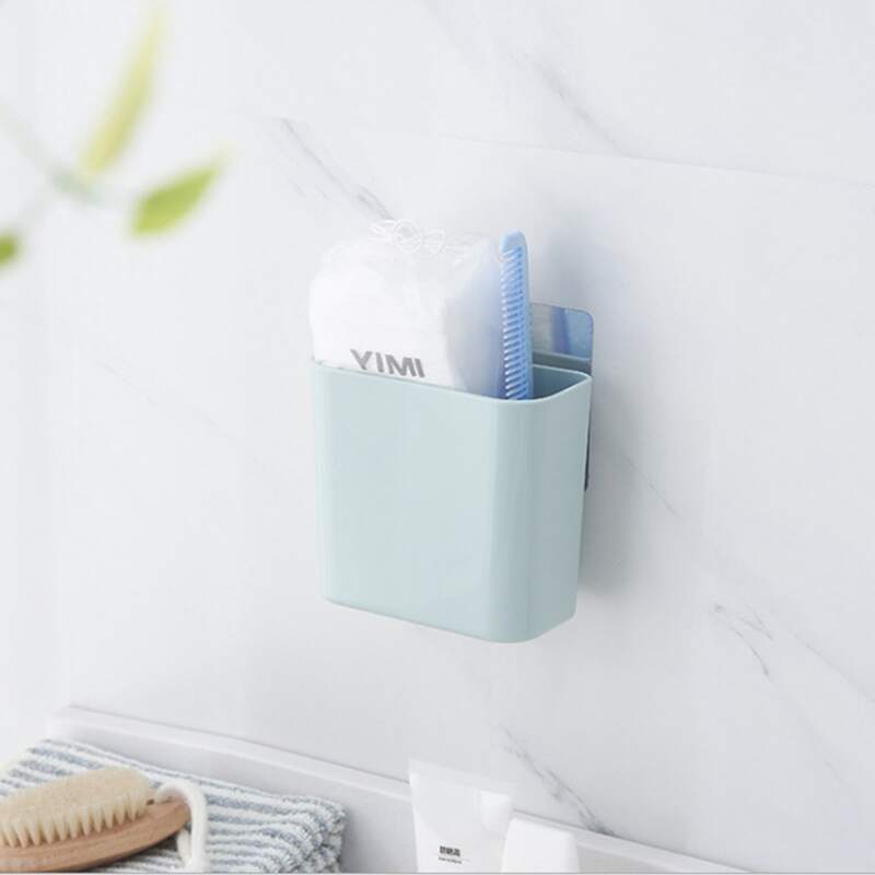 

1pc Wall-mounted Storage Box, Blue
