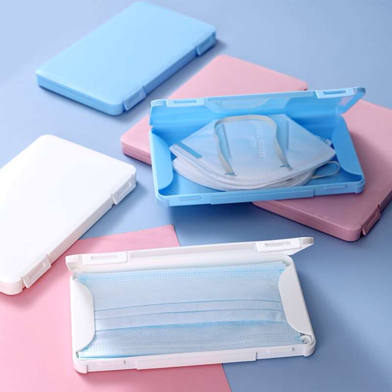 

1pc Face Mask Storage Box, Multicolor