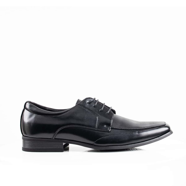 

Men Textured Dress Shoes, Black