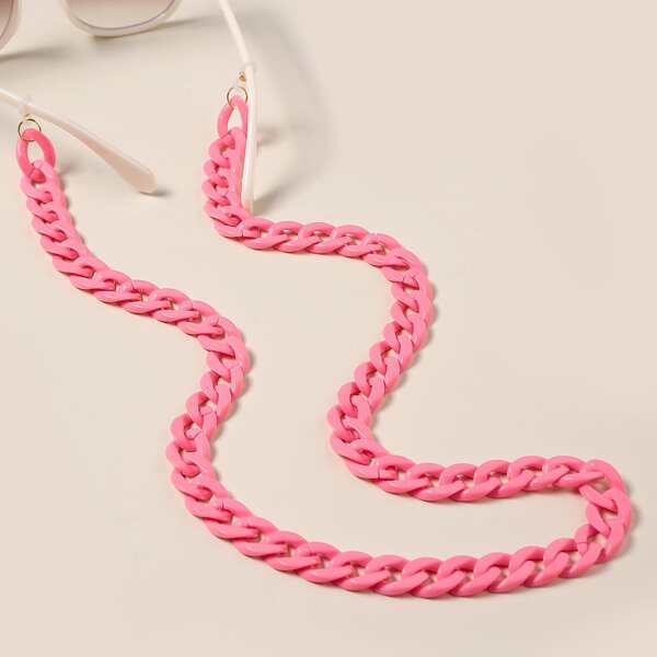 

Toddler Kids Acrylic Glasses Chain, Hot pink