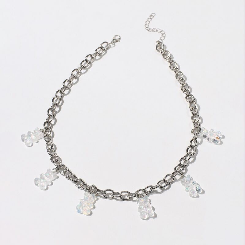 

Clear Bear Chain Necklace