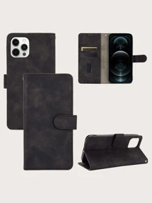 皮夾設計iPhone手機殼 - 黑色 - 查看 4