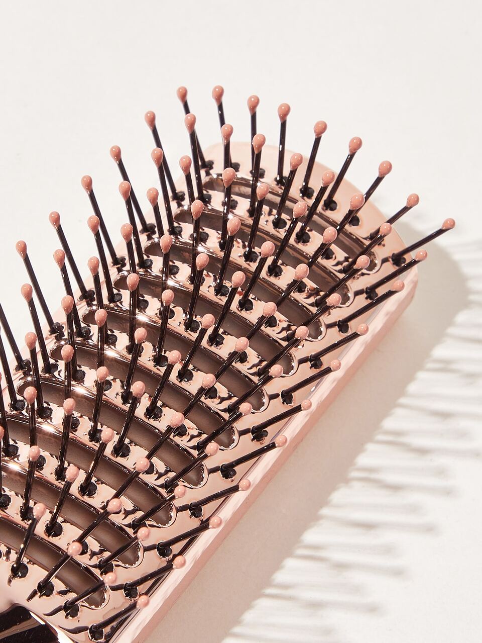 1pc Plating Ribs Comb Hollow Out Hair Brush, Scalp Massage Combs With Ultra-Soft Comb Teeth, Hair Styling Detangler, Fast Blow Drying, Glide Through Tangles With Ease, Hair Brush For Wet/Dry/Long Thick Curly Hair Women, Men, Kids