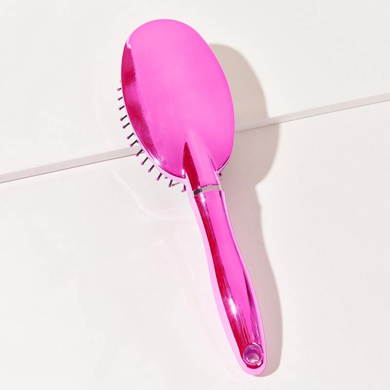

1pc Hair Brush, Hot pink