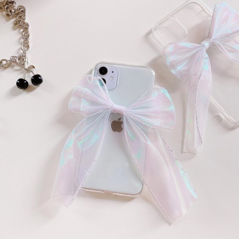 

Bow Ribbon Decor Clear iPhone Case