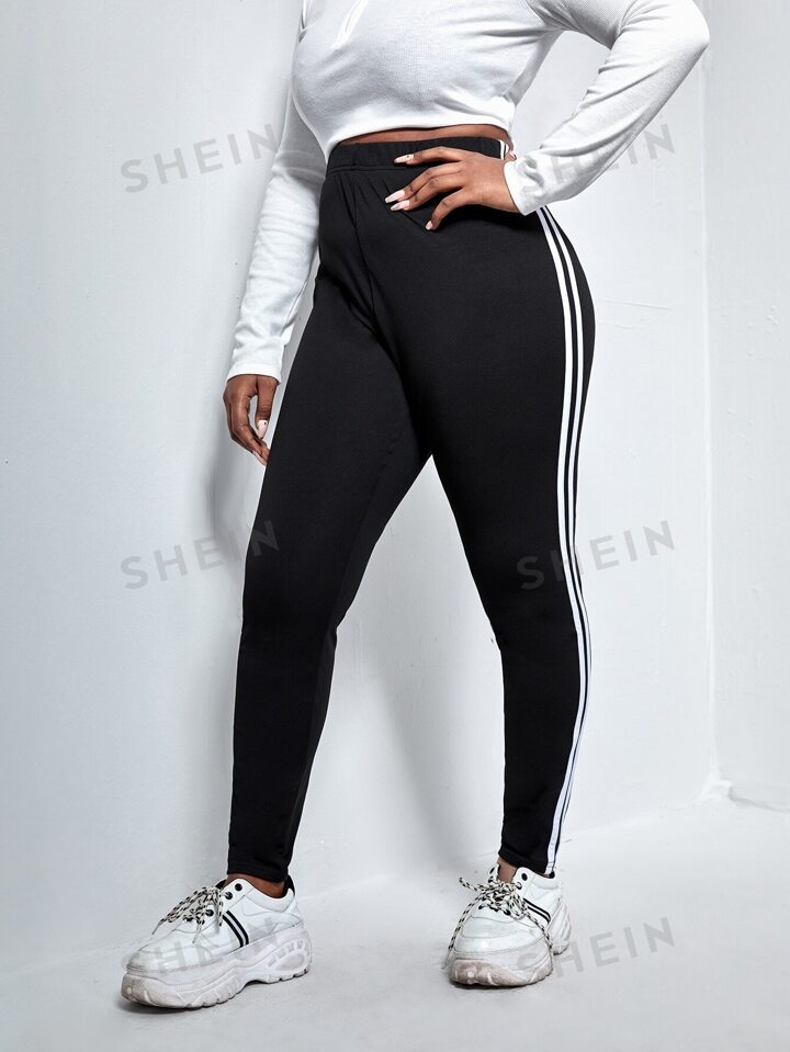 新品　ストライプ　レギンス　Mサイズ　ジャザサイズ アディダス（adidas）（レディース）レギンス スリーストライプ