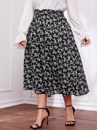 تنورة مزهر ديزي مقاس كبير