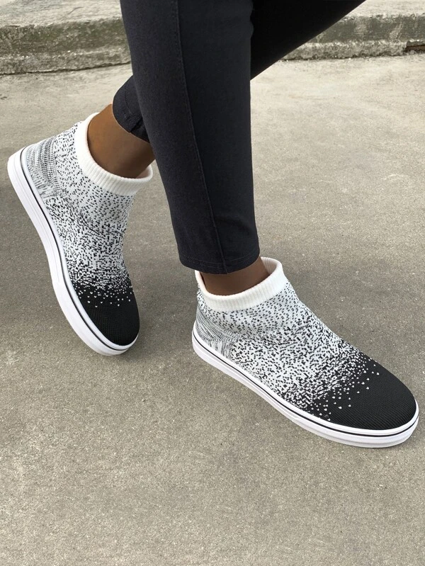 Zapatillas Slip On De Arriba Alta Negro Shein Zapatillas Slip On De Arriba Alta Negro Shein