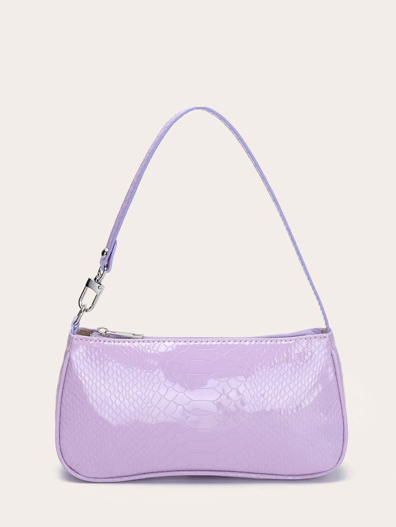 Snakeskin Baguette Bag thumbnail