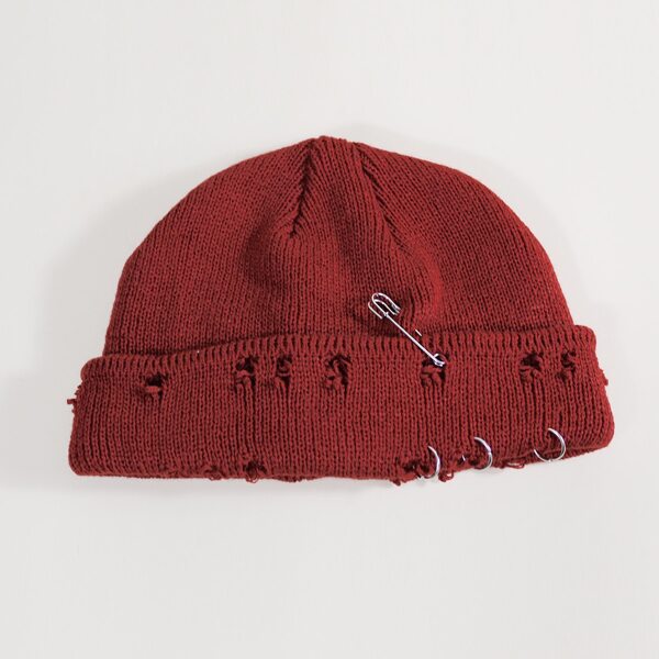 

Men Plain Beanie, Red