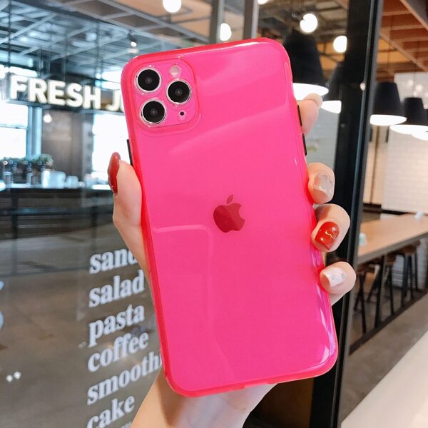 

Clear iPhone Case, Pink