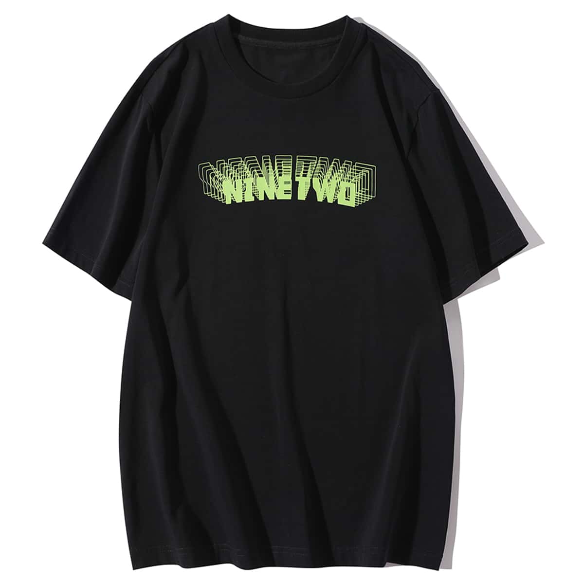 

Men Letter Graphic Short Sleeve Tee, Black