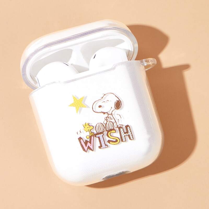 

Cartoon AirPods Case, Clear