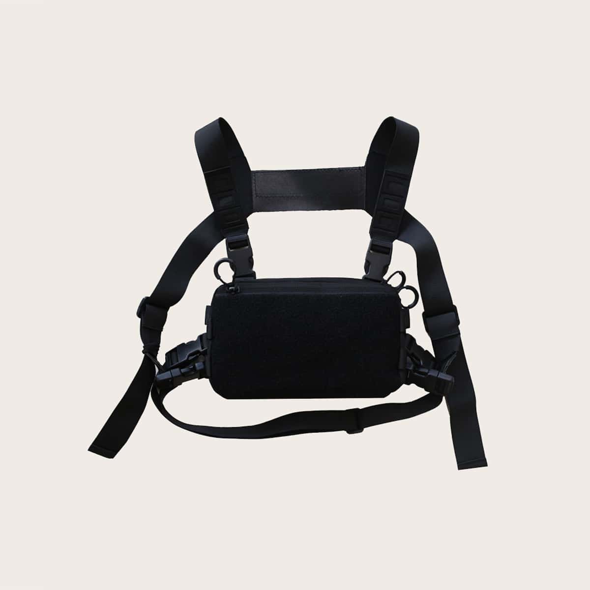 

Guys Chest Harness Bag, Black