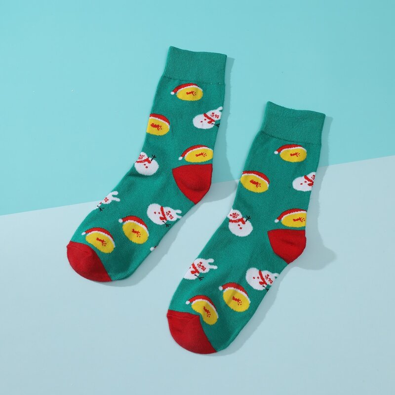 

Christmas Cartoon Crew Socks, Multicolor