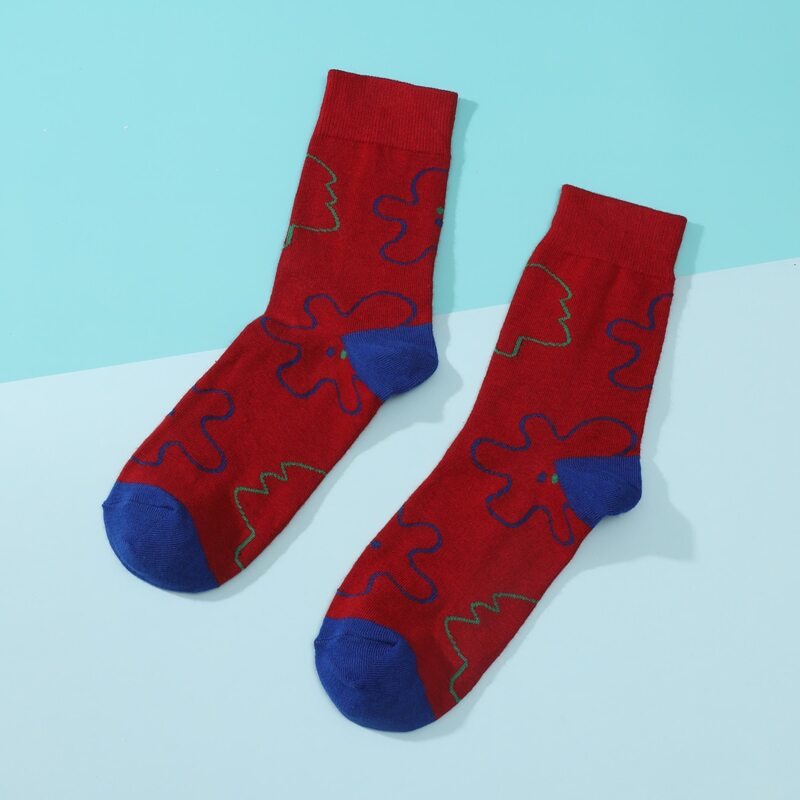 

Christmas Gingerbread Man Crew Socks, Multicolor