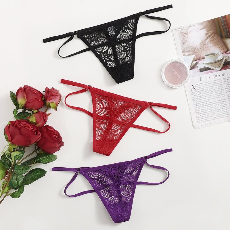 

3pack Lace Panty Set, Multicolor