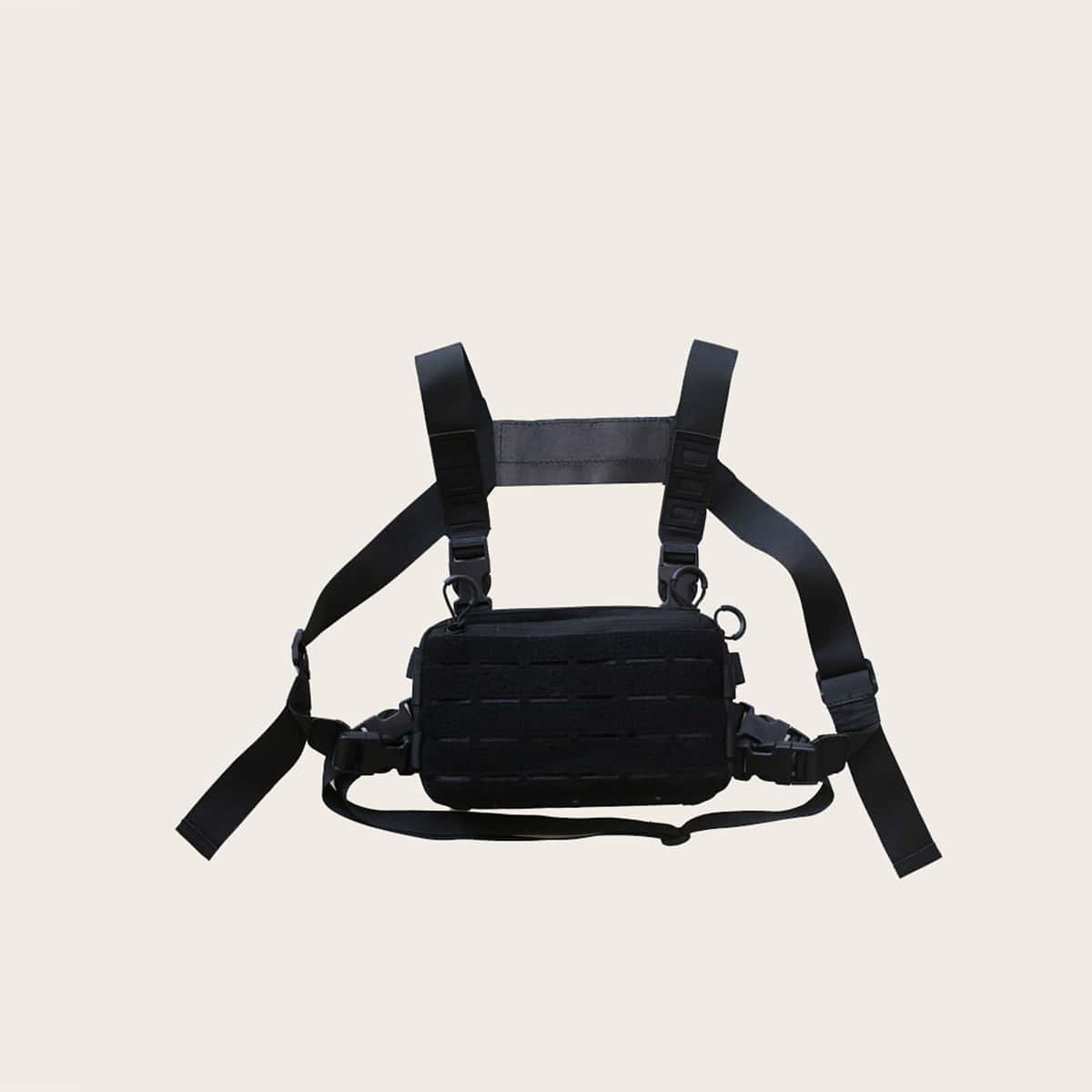 

Guys Chest Harness Bag, Black