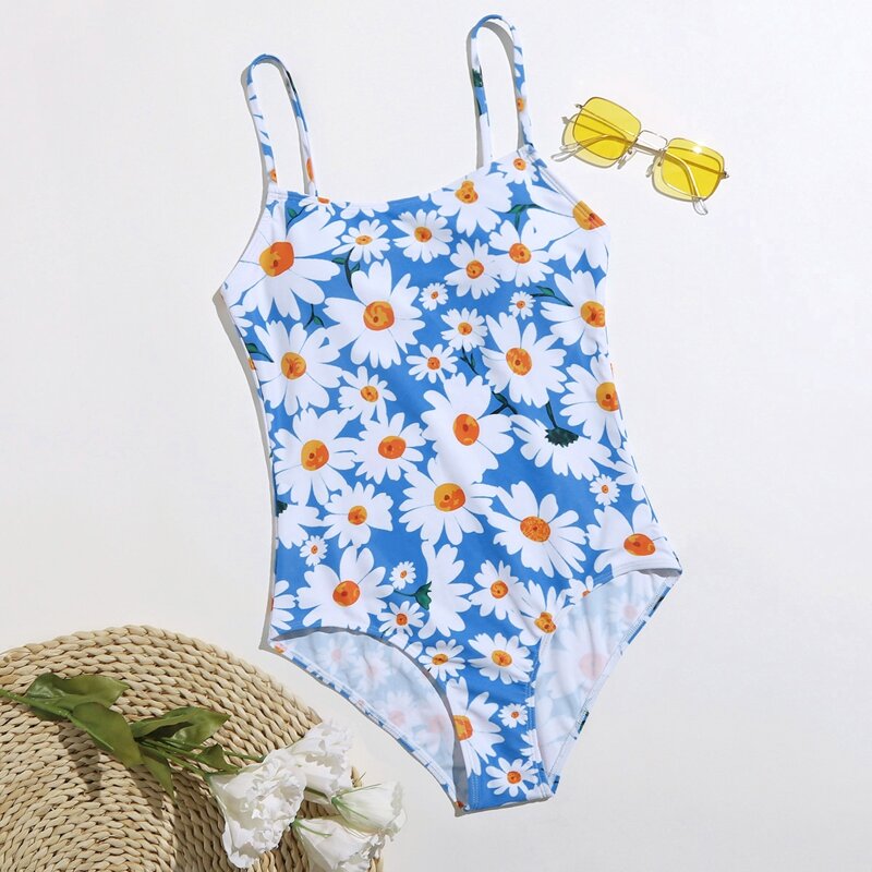 

Floral One Piece Swimsuit, Multicolor