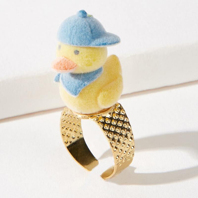 

Cartoon Duck Ring, Multicolor