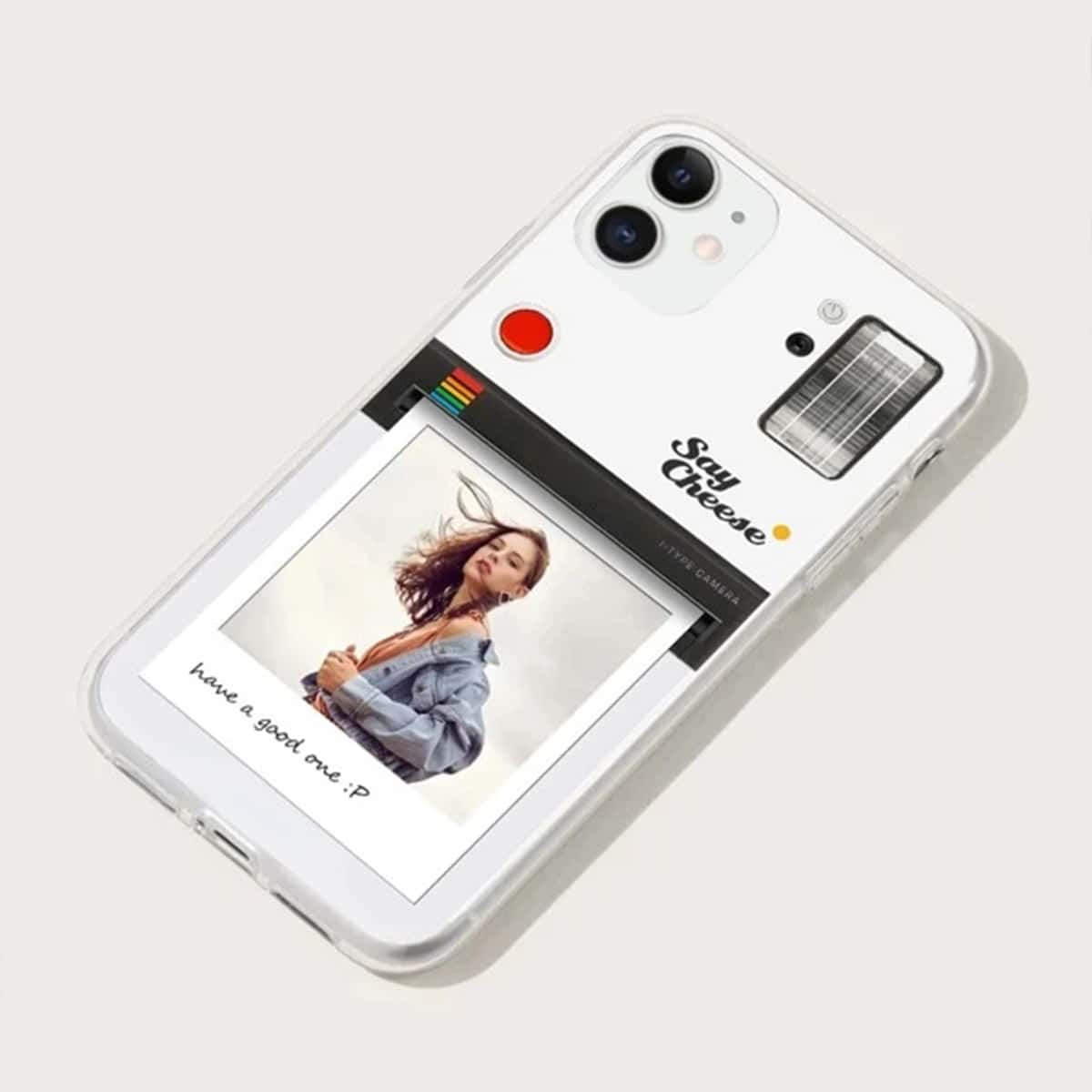 

Photo Frame Pattern iPhone Case, Clear