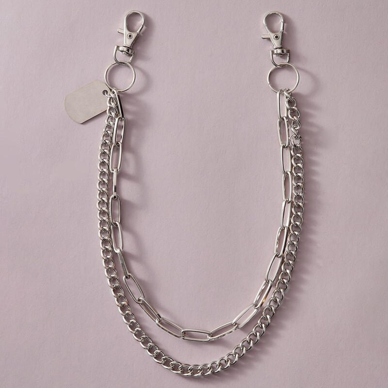

Layered Pants Chain, Silver