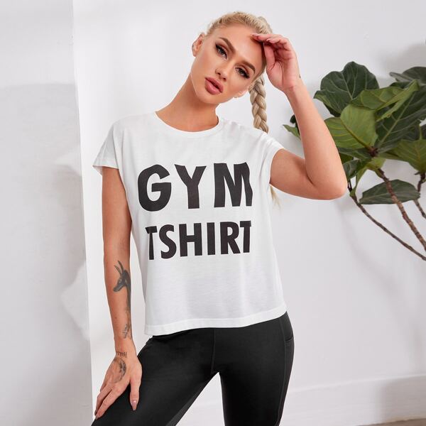 

буква Спортивные футболки, Белый