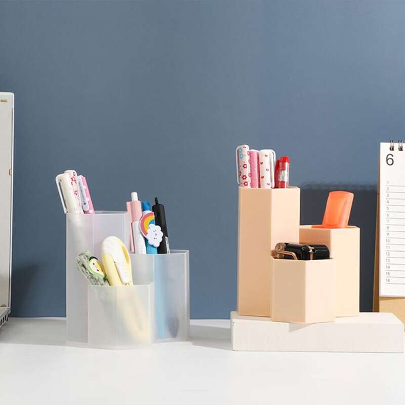 

1pc Random Hexagon Pen Holder, Multicolor