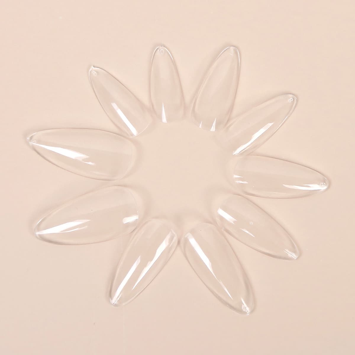 

100pcs Clear Fake Nail