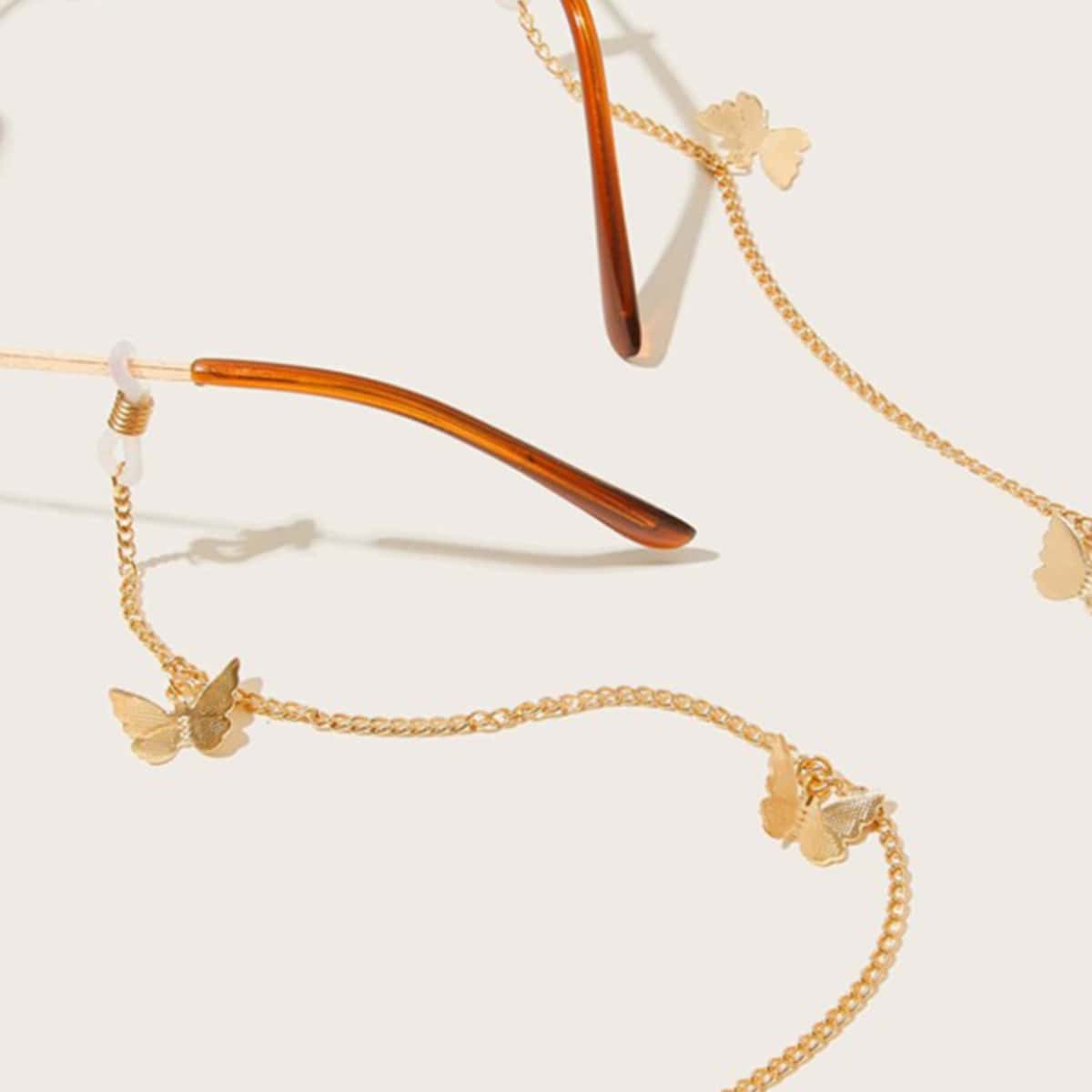 

Butterfly Charm Glasses Chain, Gold