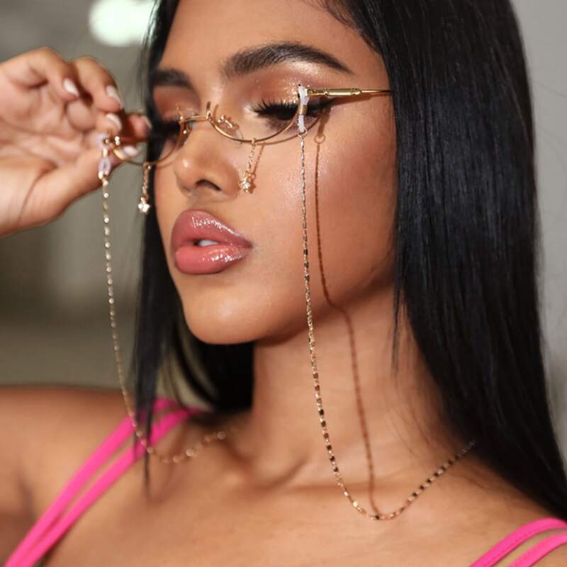 

Metal Glasses Chain, Gold