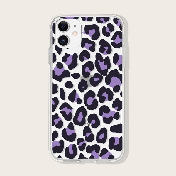 

Leopard iPhone Case, Purple