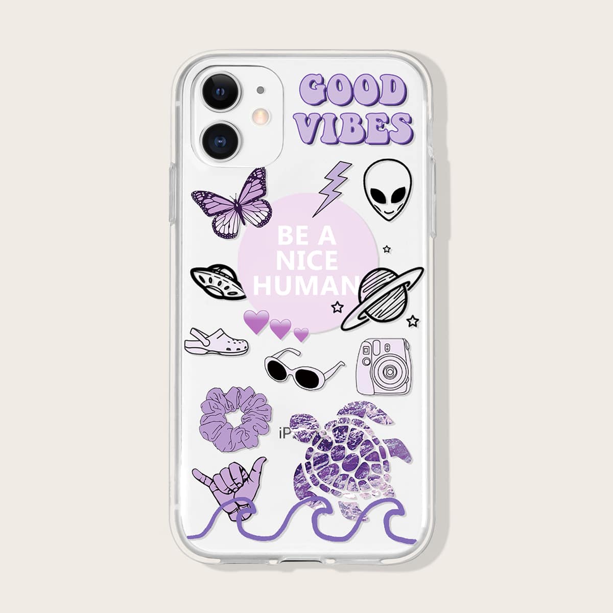 

Mix Pattern iPhone Case, Multicolor
