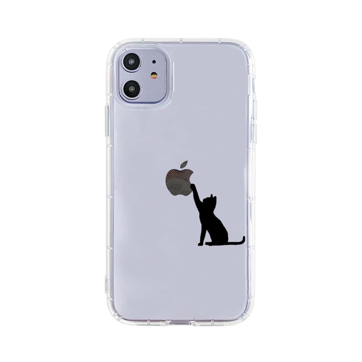 

Cat Pattern Clear iPhone Case