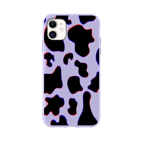 

Cow Pattern iPhone Case, Purple