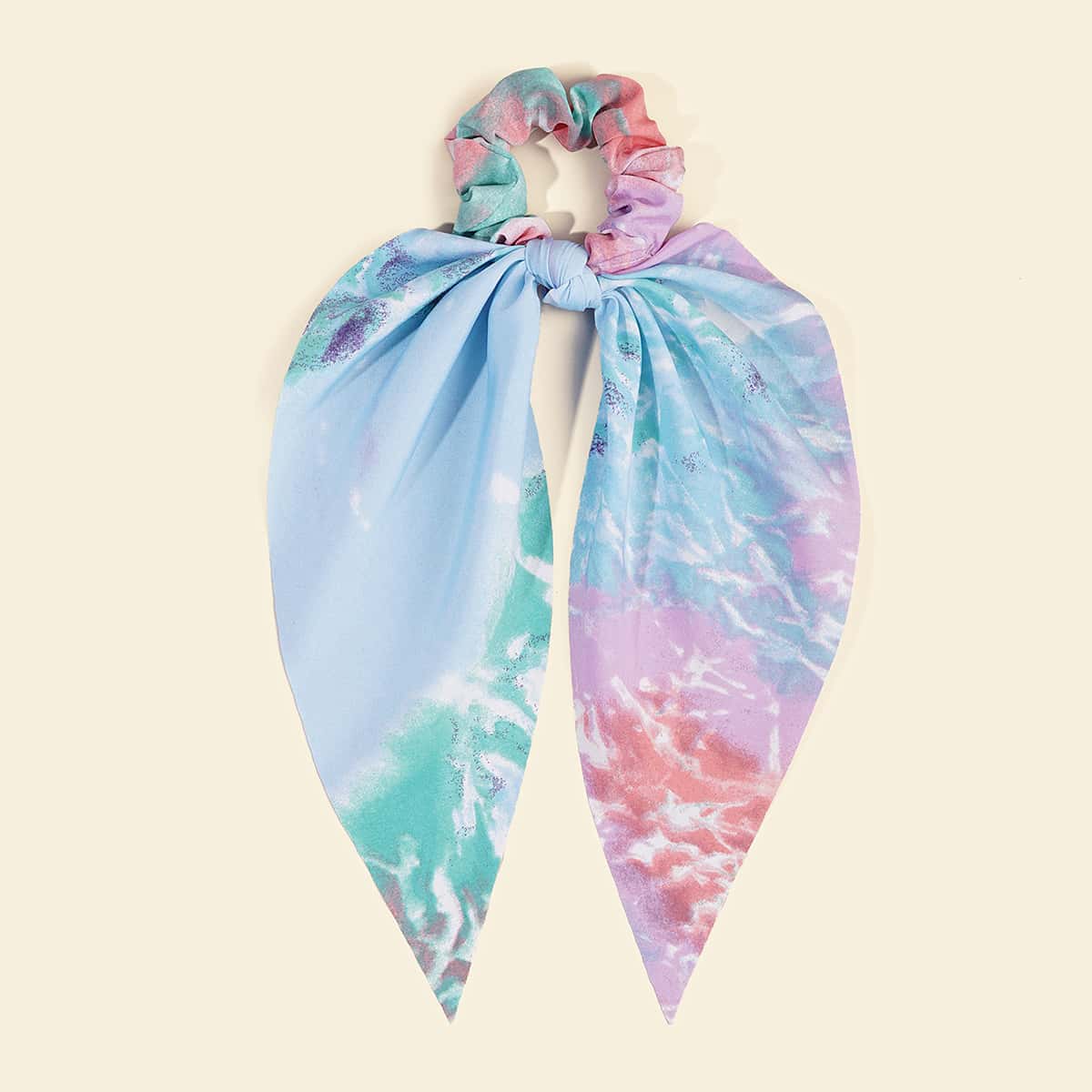 

Tie Dye Scrunchie Scarf, Multicolor
