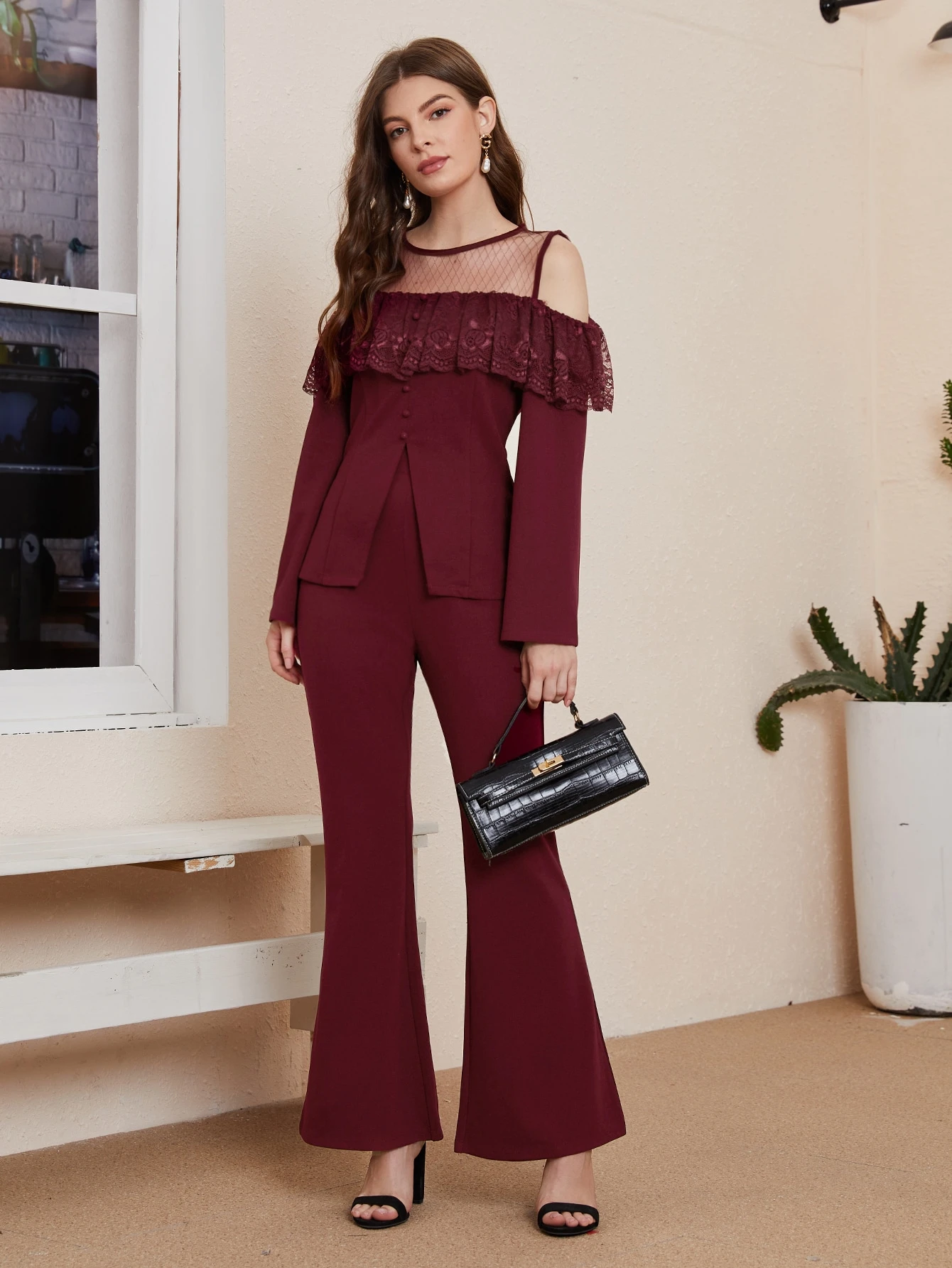 ensemble pantalon ample