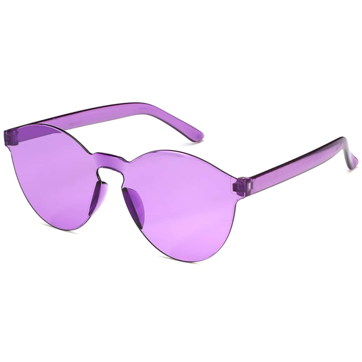

Round Frame Rimless Sunglasses