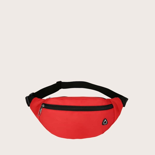 

Zip Front Fanny Pack, Red
