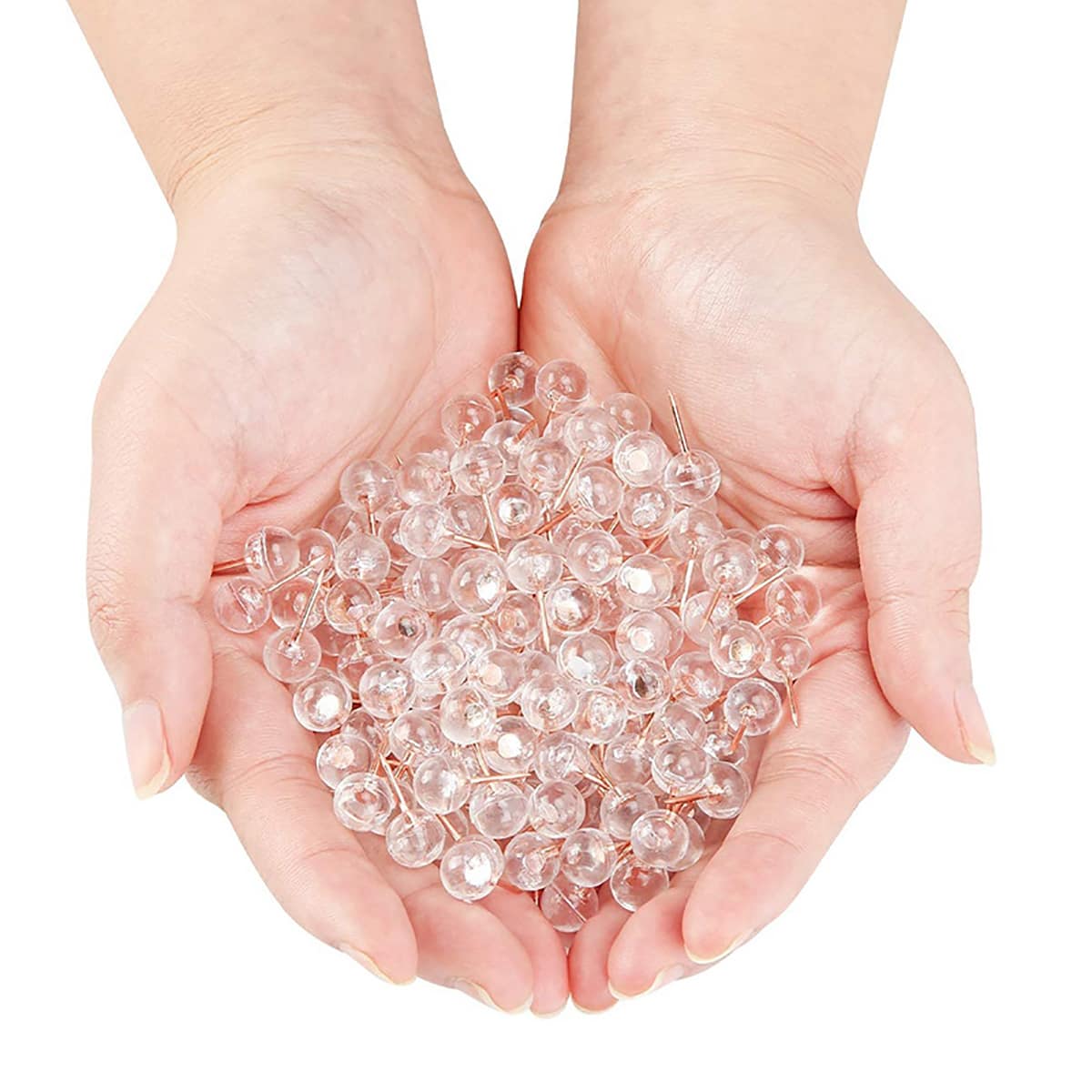 

100pcs Clear Ball Pushpin