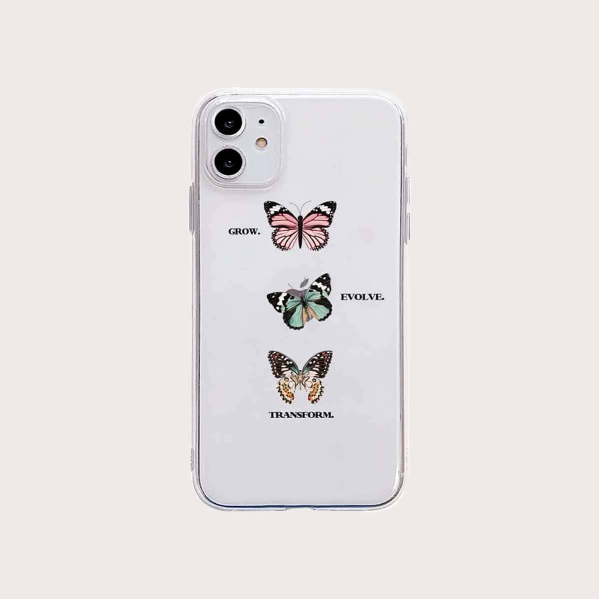 

Butterfly Clear iPhone Case