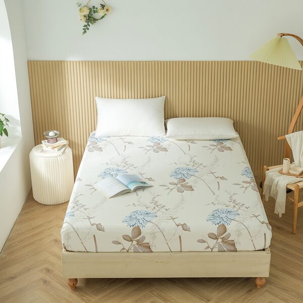 

Floral Pattern Fitted Sheet, Multicolor