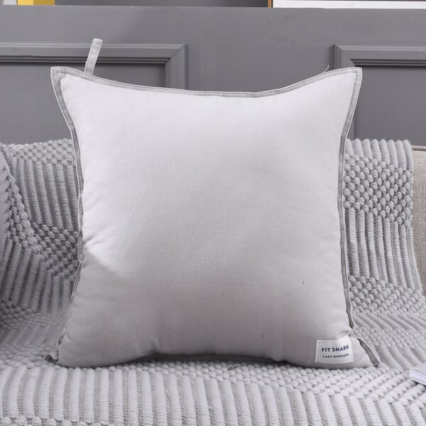 

Plain Cushion Cover Without Filler, Grey