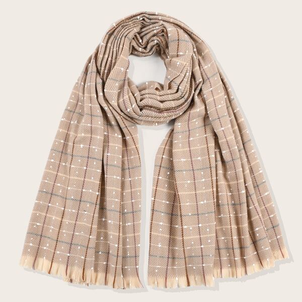 

Plaid Pattern Scarf, Multicolor