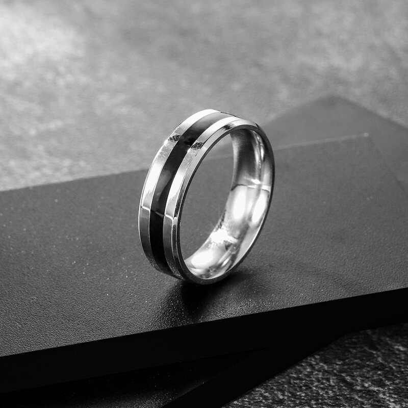 

Guys Minimalist Ring, Multicolor